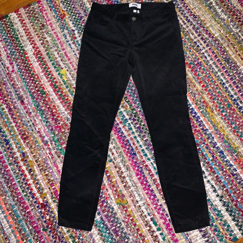VERY gently worn Paige skinny velvet jeans